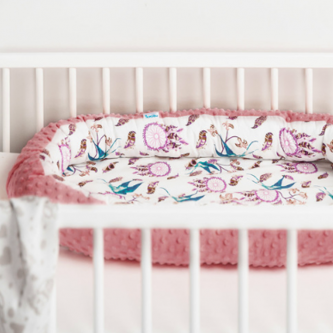 5903076304728 baby nest minky birds retro